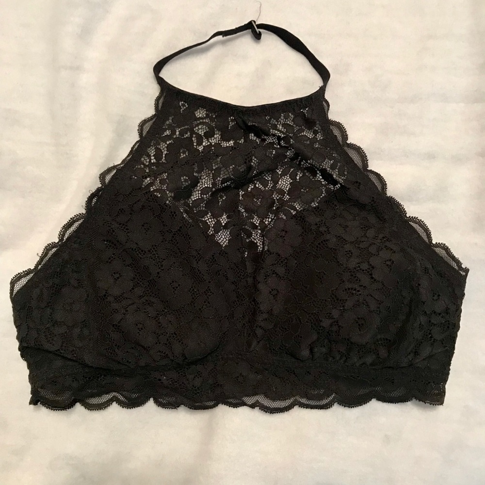 lace high neck bralette 🖤